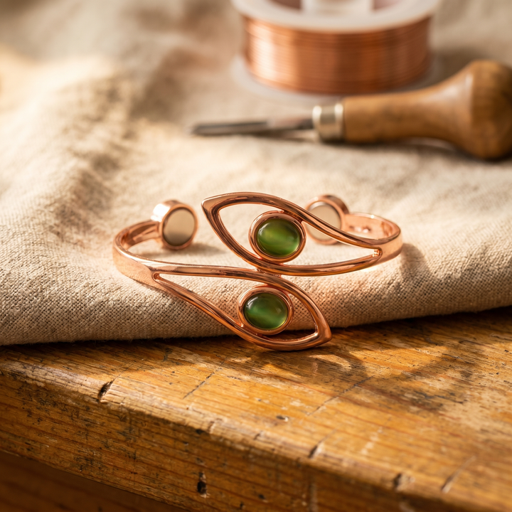 Chloé's Opal Copper Bracelet