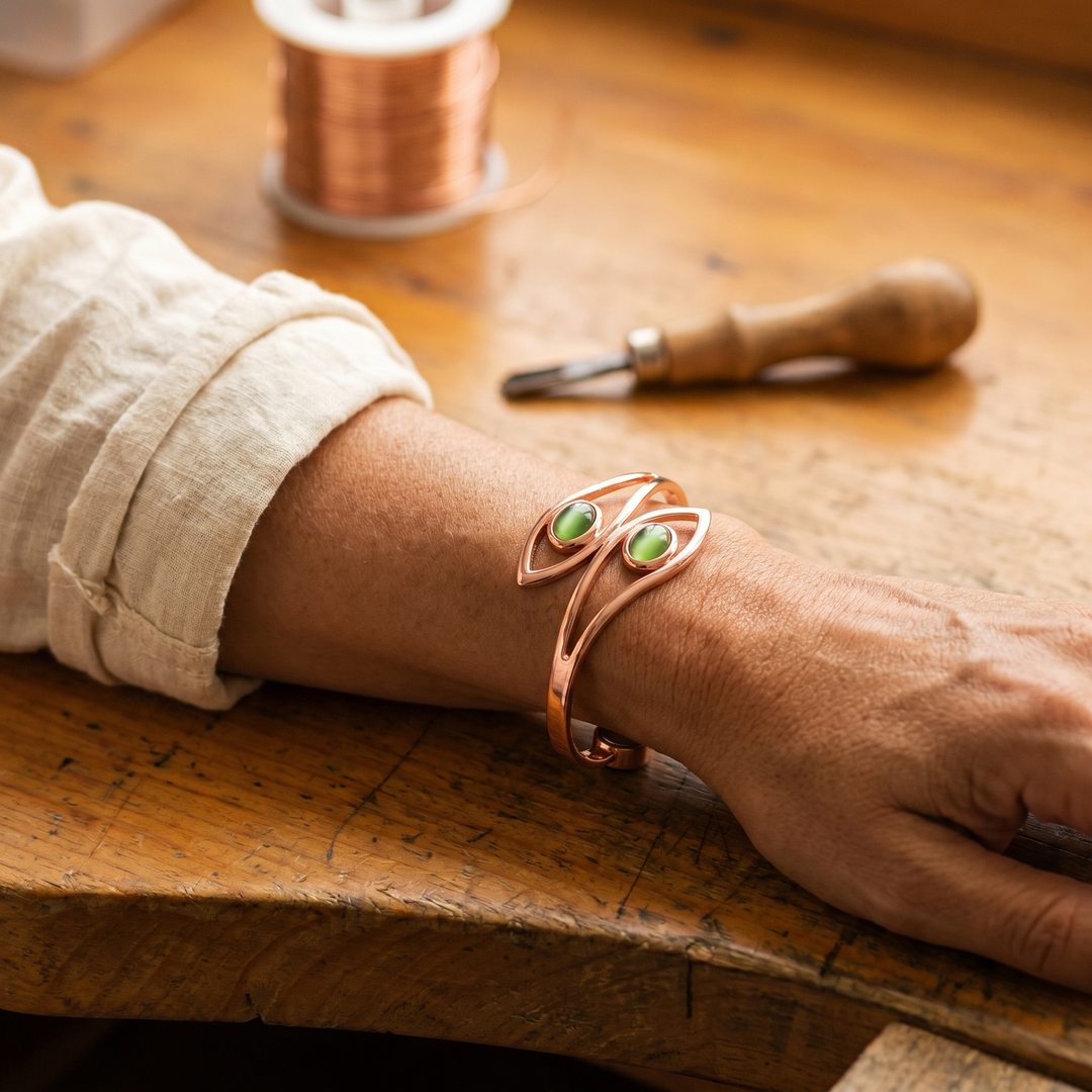 Chloé's Opal Copper Bracelet