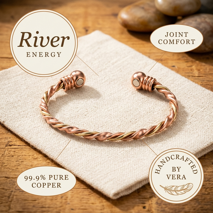 Chloé's River Copper Bracelet