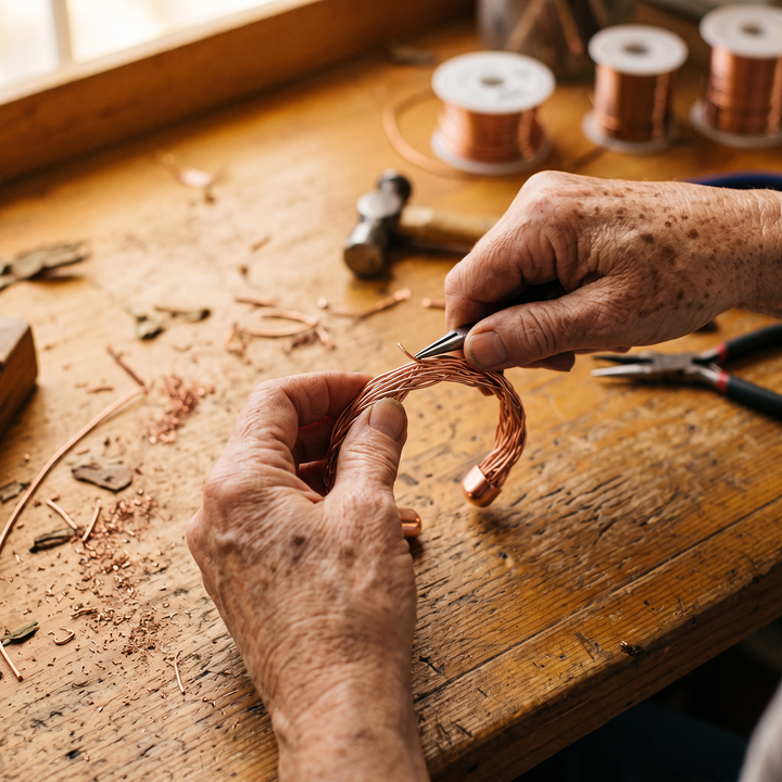 Chloé's Elm Copper Cuff Bracelet
