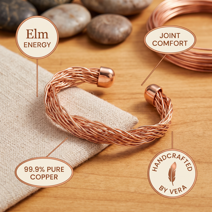 Chloé's Elm Copper Cuff Bracelet
