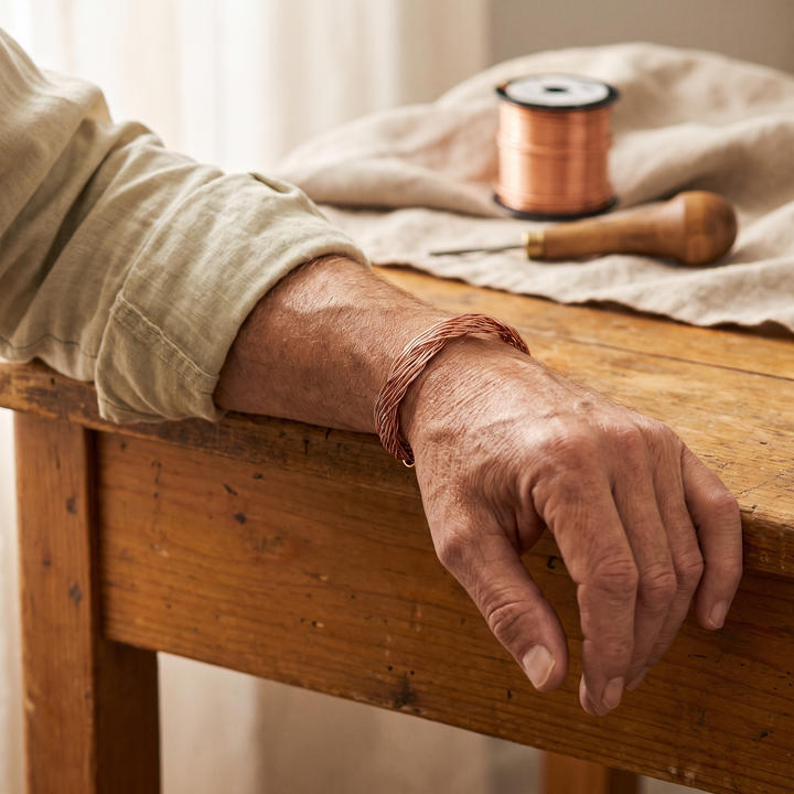 Chloé's Elm Copper Cuff Bracelet
