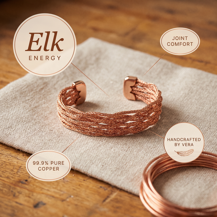 Chloé's Elk Copper Bracelet
