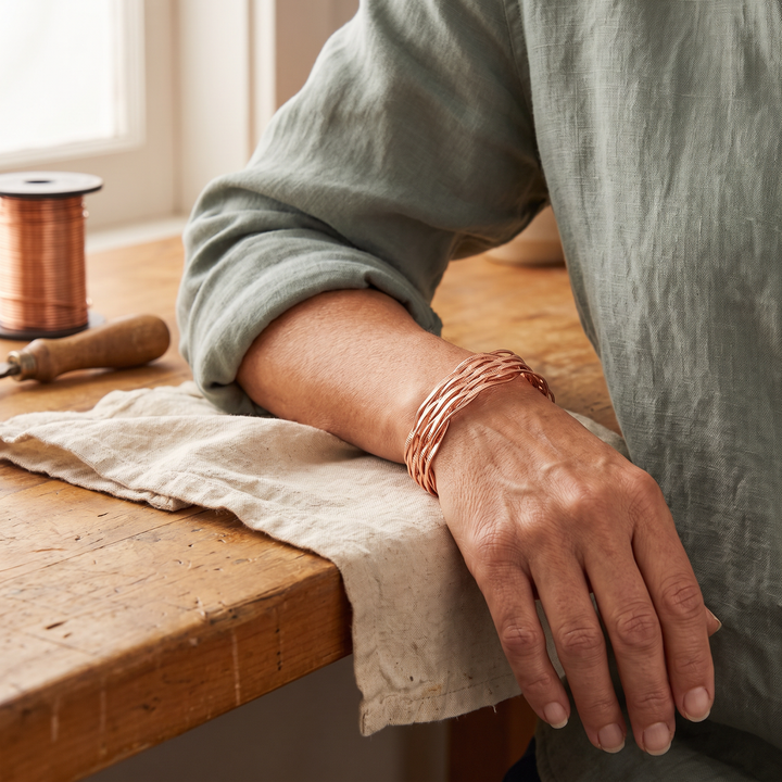 Chloé's Wisp Copper Bracelet
