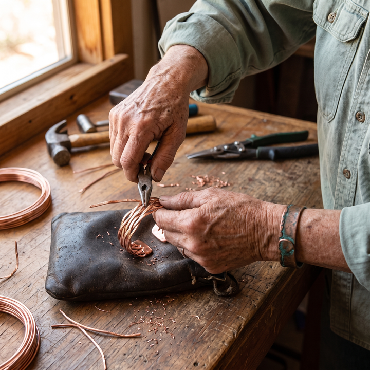 Chloé's Wisp Copper Bracelet
