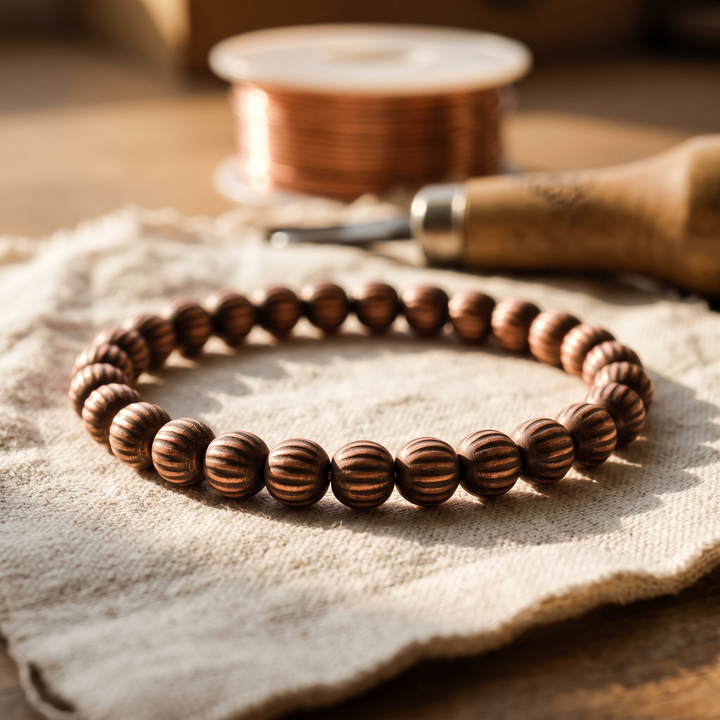 Chloé's Bark Copper Bracelet