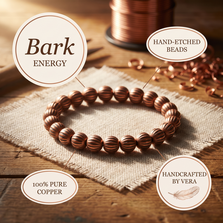 Chloé's Bark Copper Bracelet