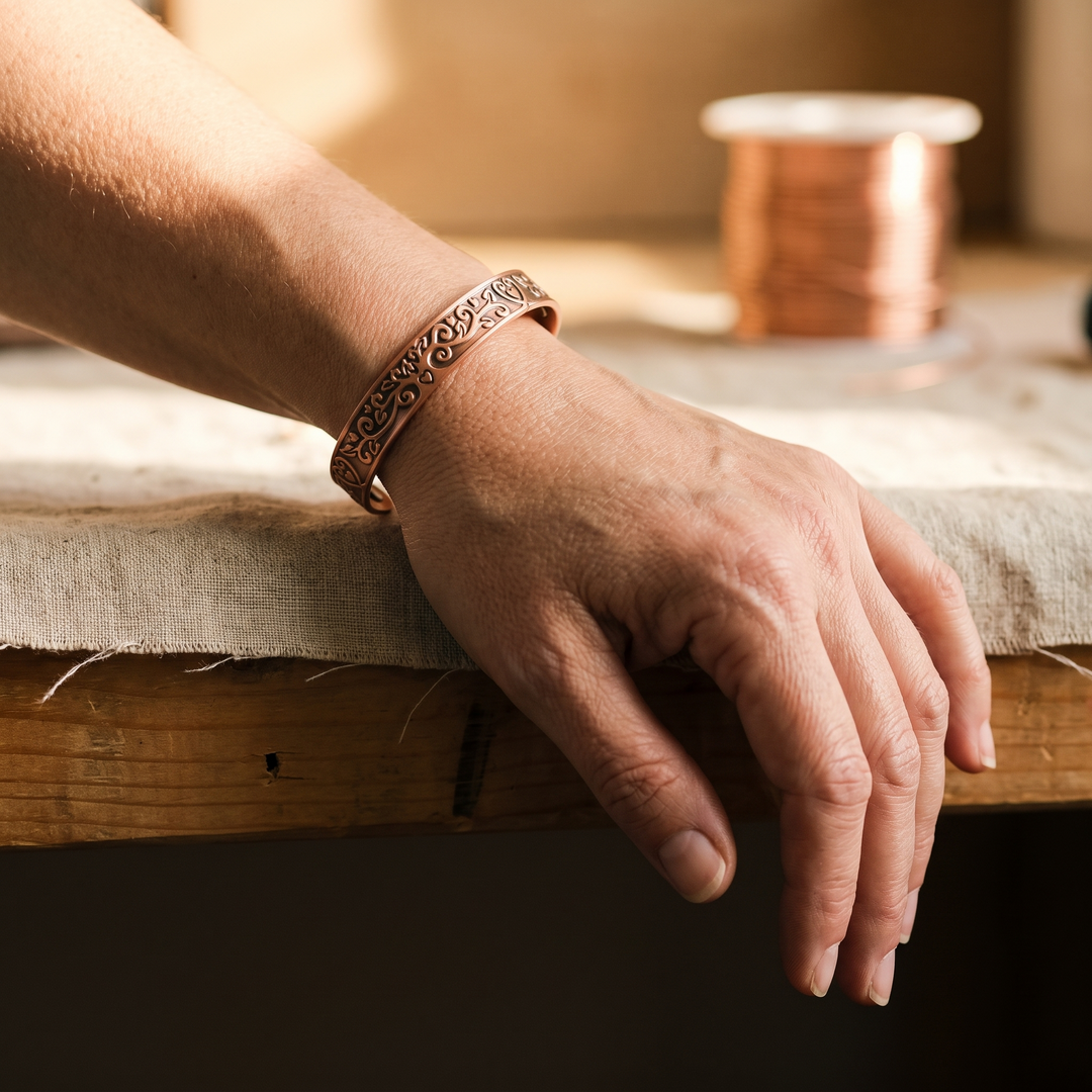 Chloé's Tide Copper Bracelet