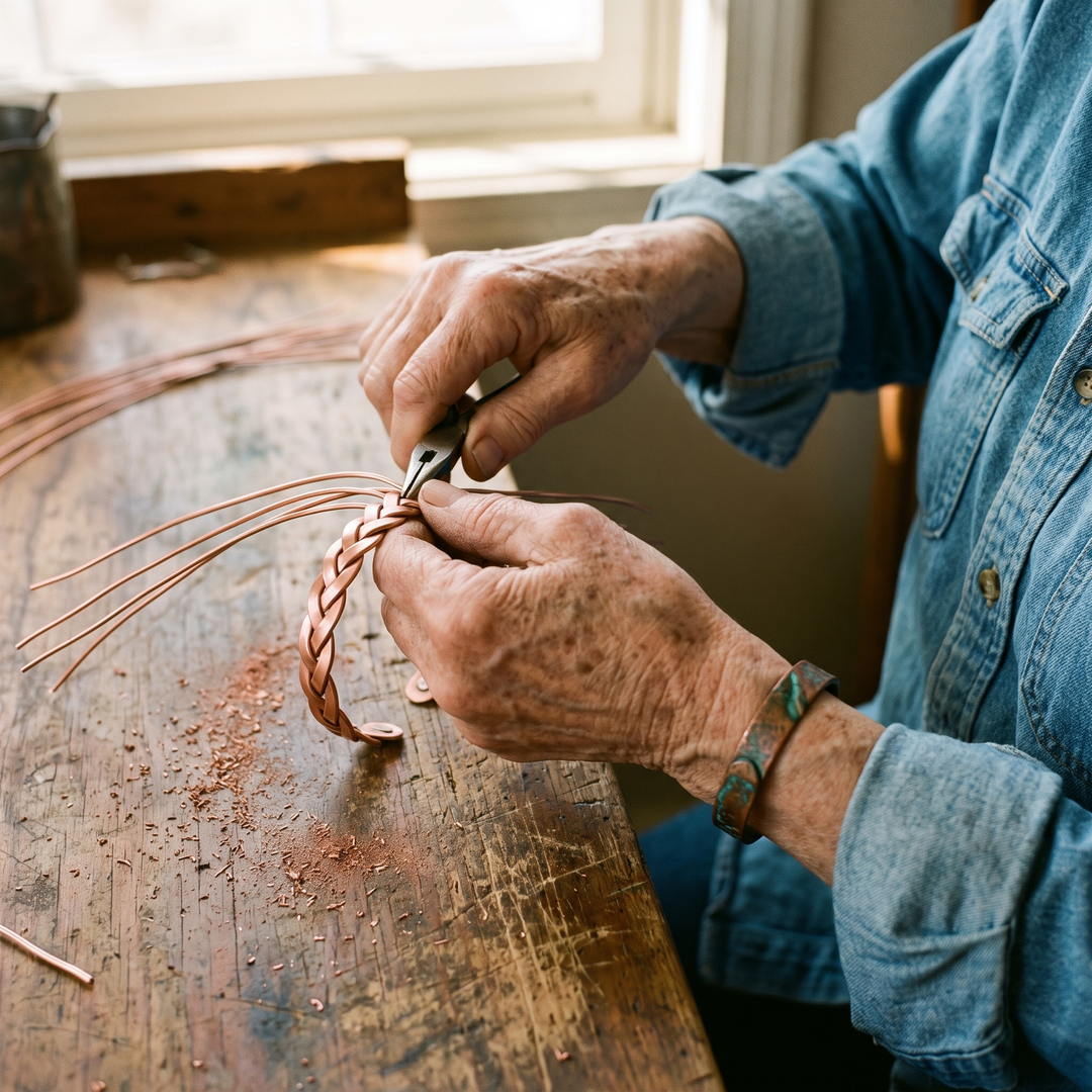 Chloé's Loom Copper Bracelet