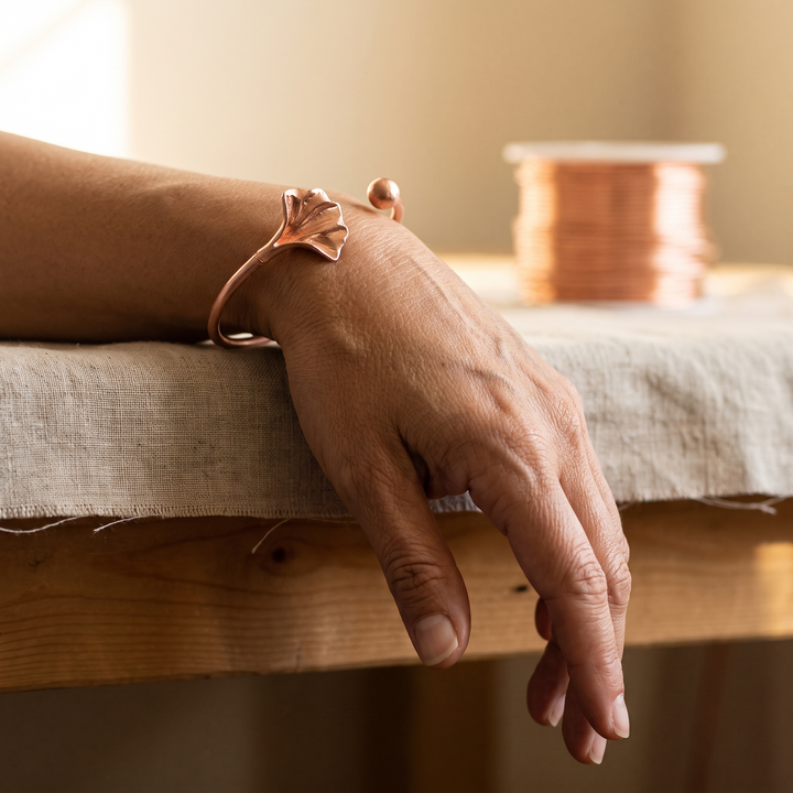 Chloé's Shell Copper Bracelet