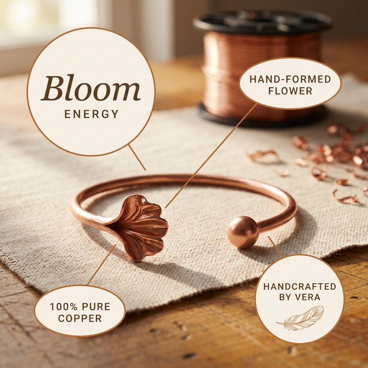 Chloé's Shell Copper Bracelet