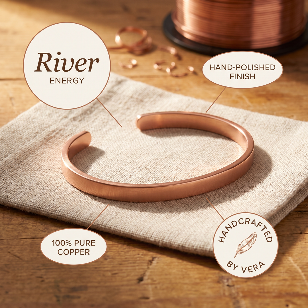 Chloé's River Copper Bracelet