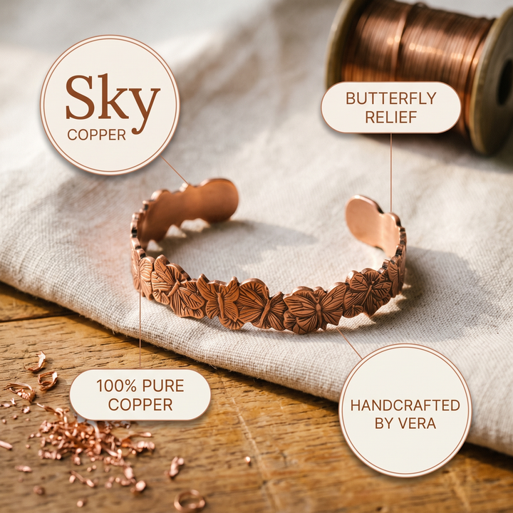 Chloé's Sky Copper Bracelet
