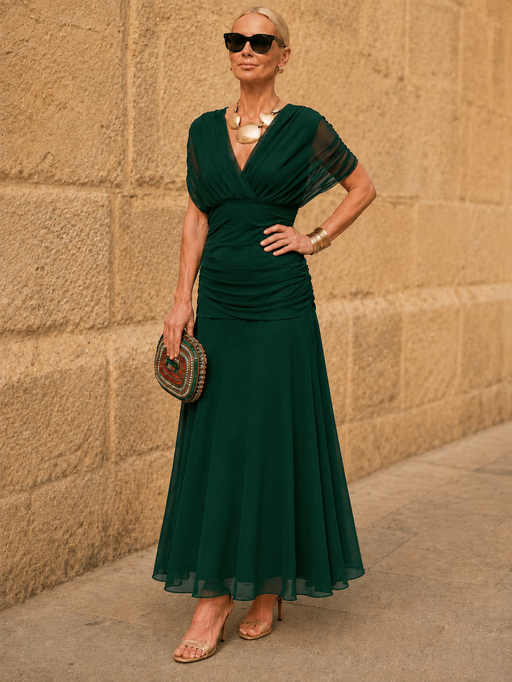 Aurora™ | Elegant Green Dress