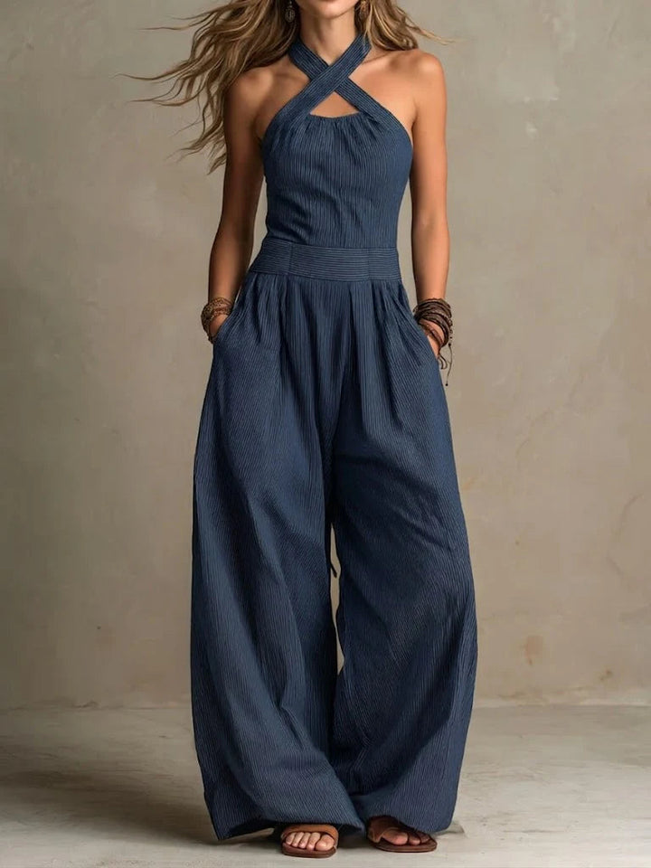 Camille™ | Linen & Cotton Jumpsuit