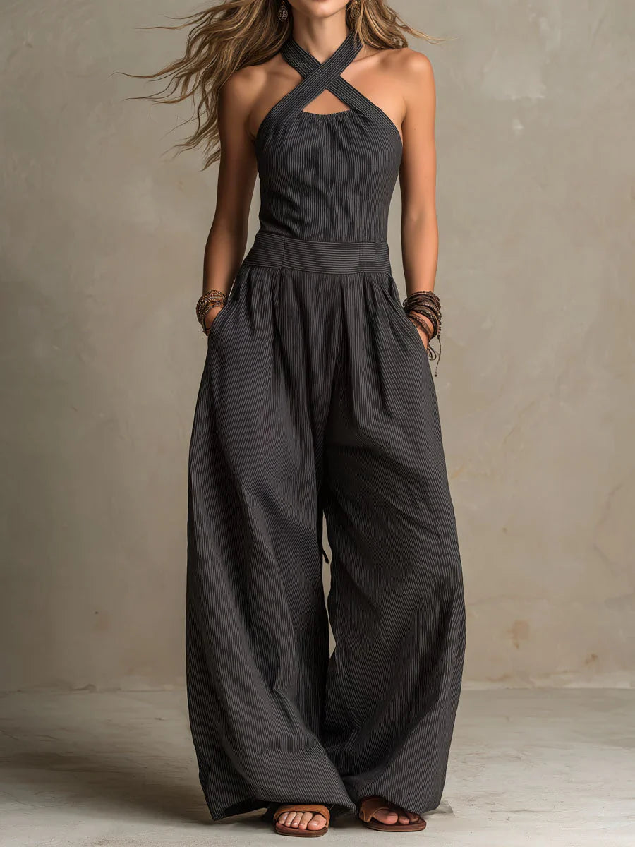 Camille™ | Linen & Cotton Jumpsuit
